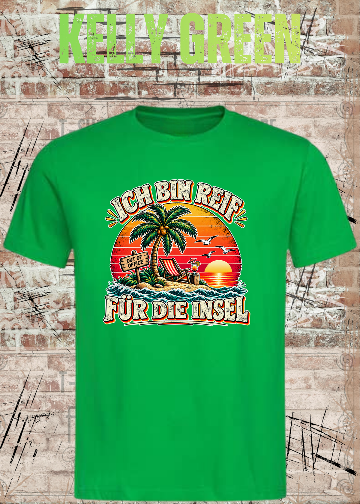 Ich bin reif für die Insel – Lustiges Urlaubs T-Shirt | FunnyZoom