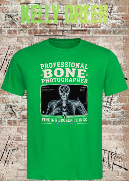Professional Bone Photographer T-Shirt – Lustiges Radiologie Shirt für Röntgen & Krankenhaus