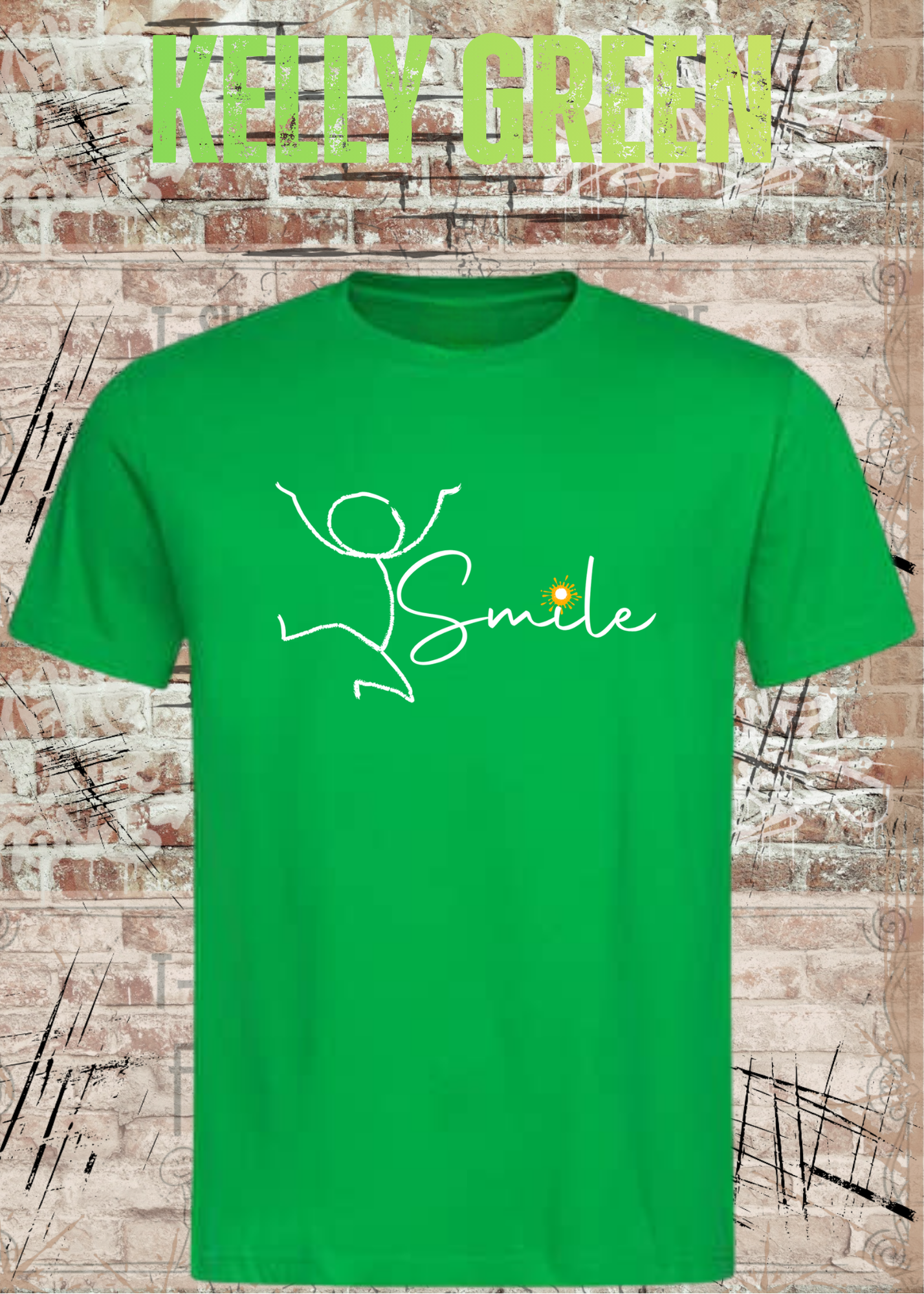 Smile Shirt – Minimalistisches Unisex T-Shirt mit Positive Vibes Design