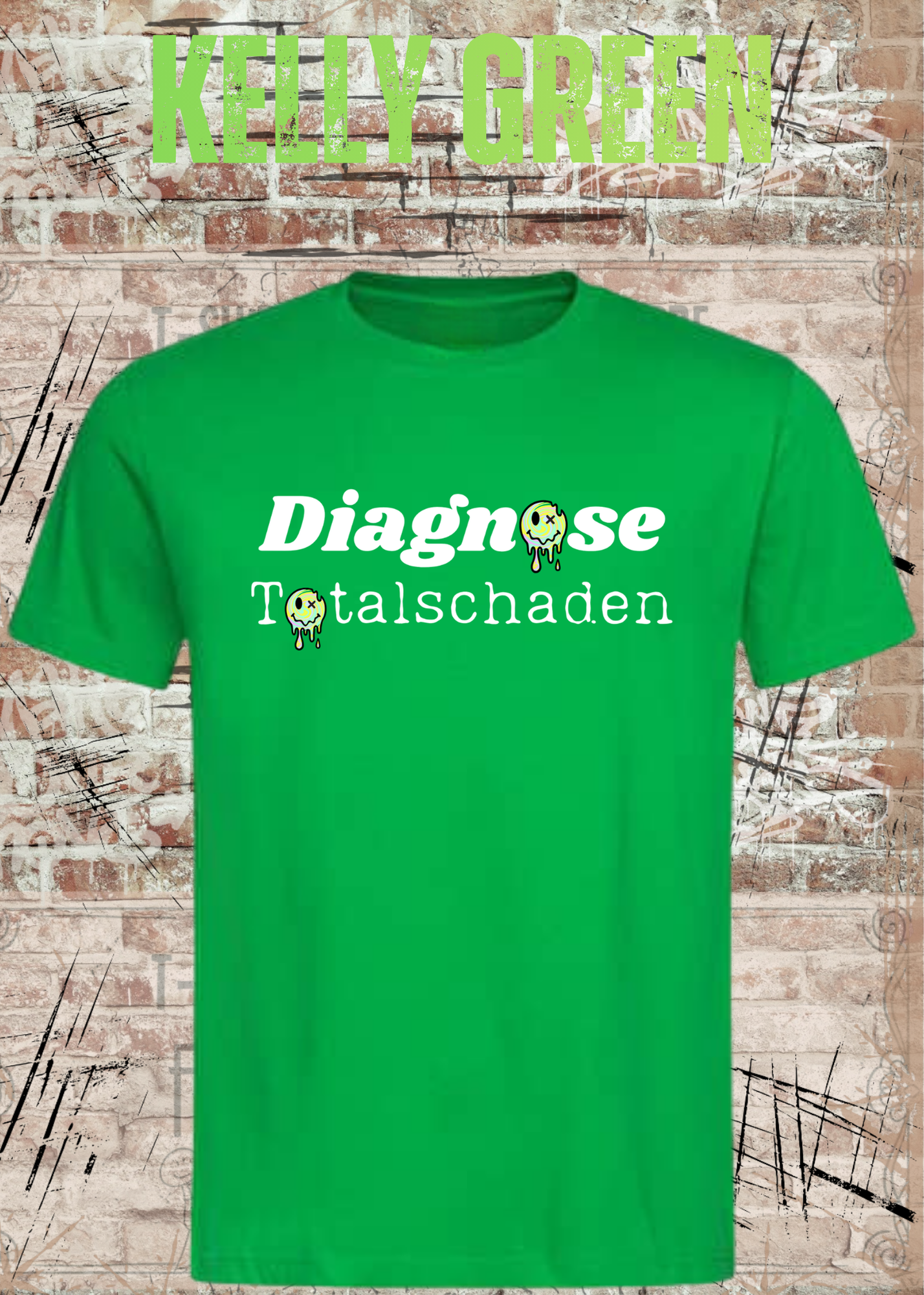 Diagnose Totalschaden – Lustiges T-Shirt mit schwarzem Humor