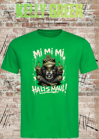 Motz-Frosch Fridolin T-Shirt – Mi Mi Mi Halt’s Maul Punk Shirt