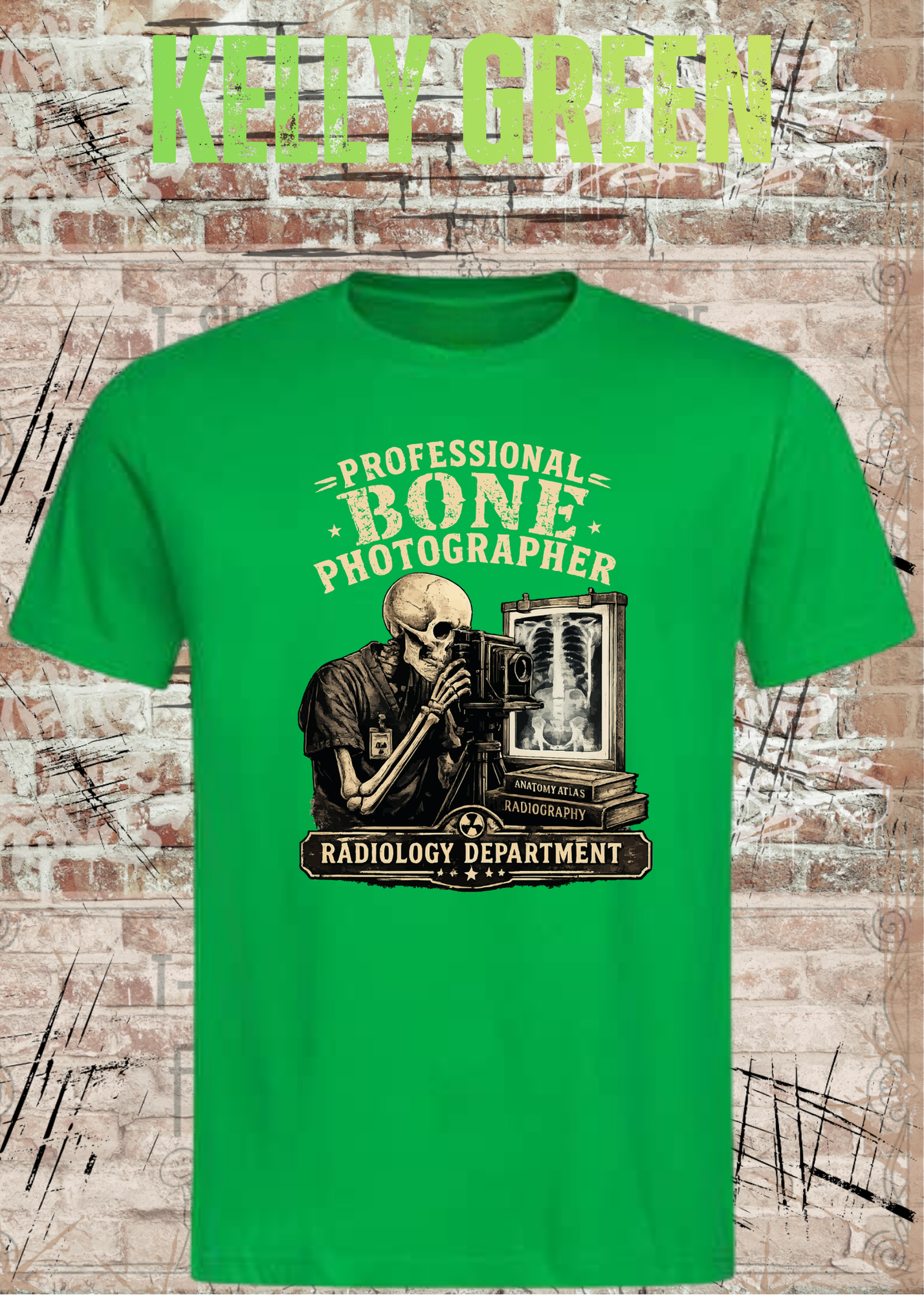 Professional Bone Photographer T-Shirt – Radiology Department Shirt für Röntgen & Klinik
