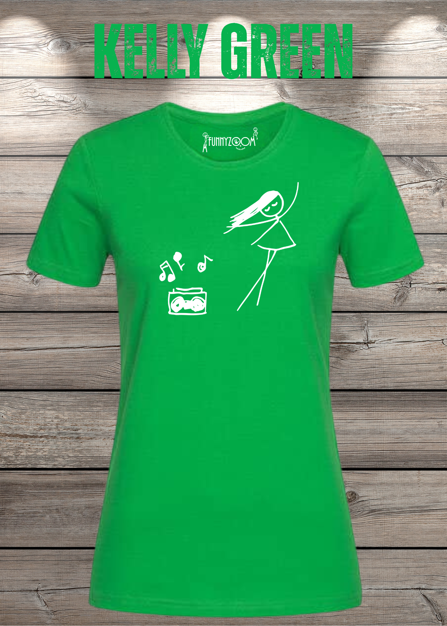 Damen T-Shirt Music for Life - T-Shirt Geschenkidee, lustiges T-Shirt, T-Shirt Musik, witziges T-Shirt, Freizeit T-Shirt Musik