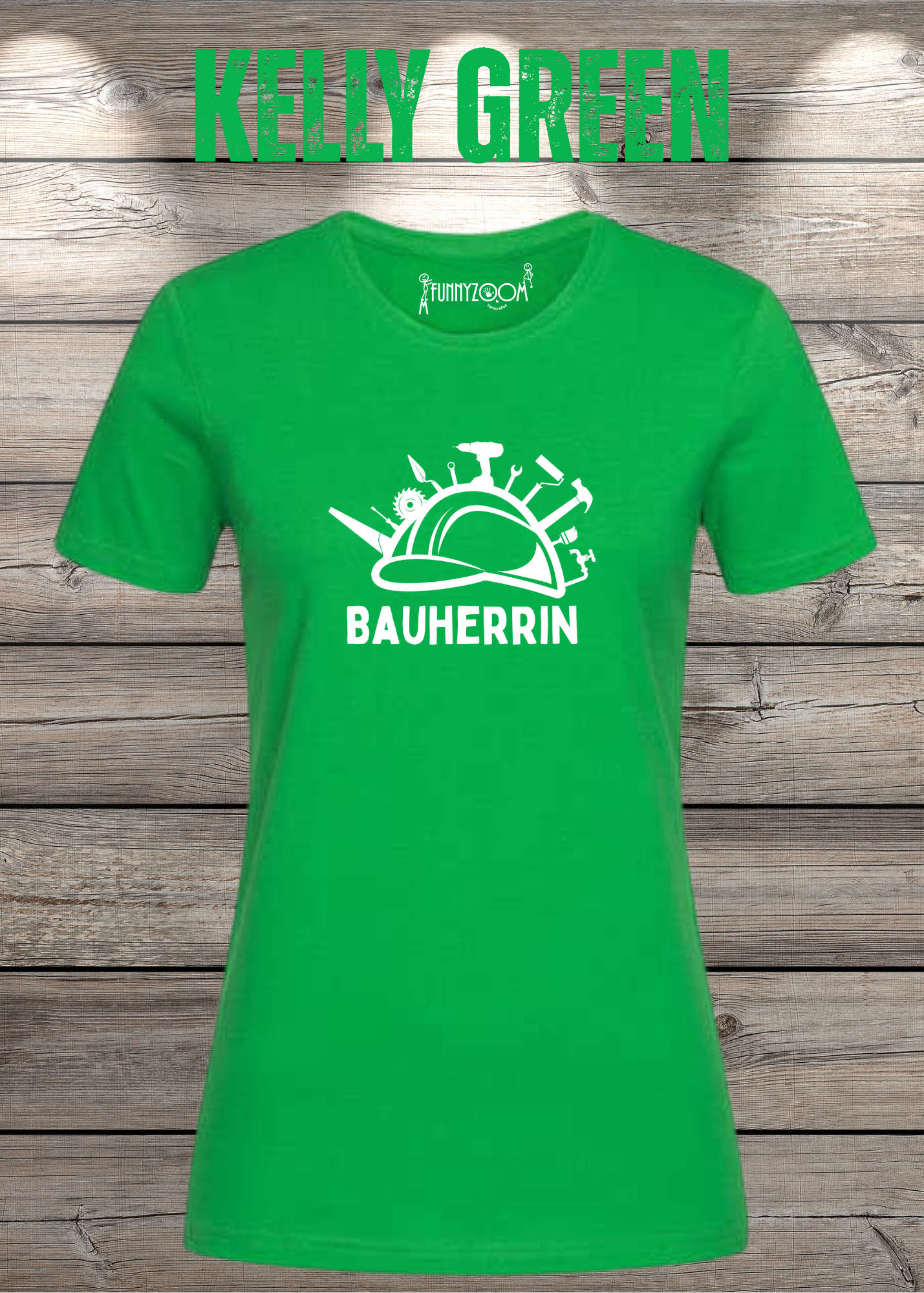 Damen T-Shirt Bauherrin Geschenkidee für Hausbesitzerin Witziges T-Shirt mit Spruch Lustiges Freizeit T-Shirt Haus bauen