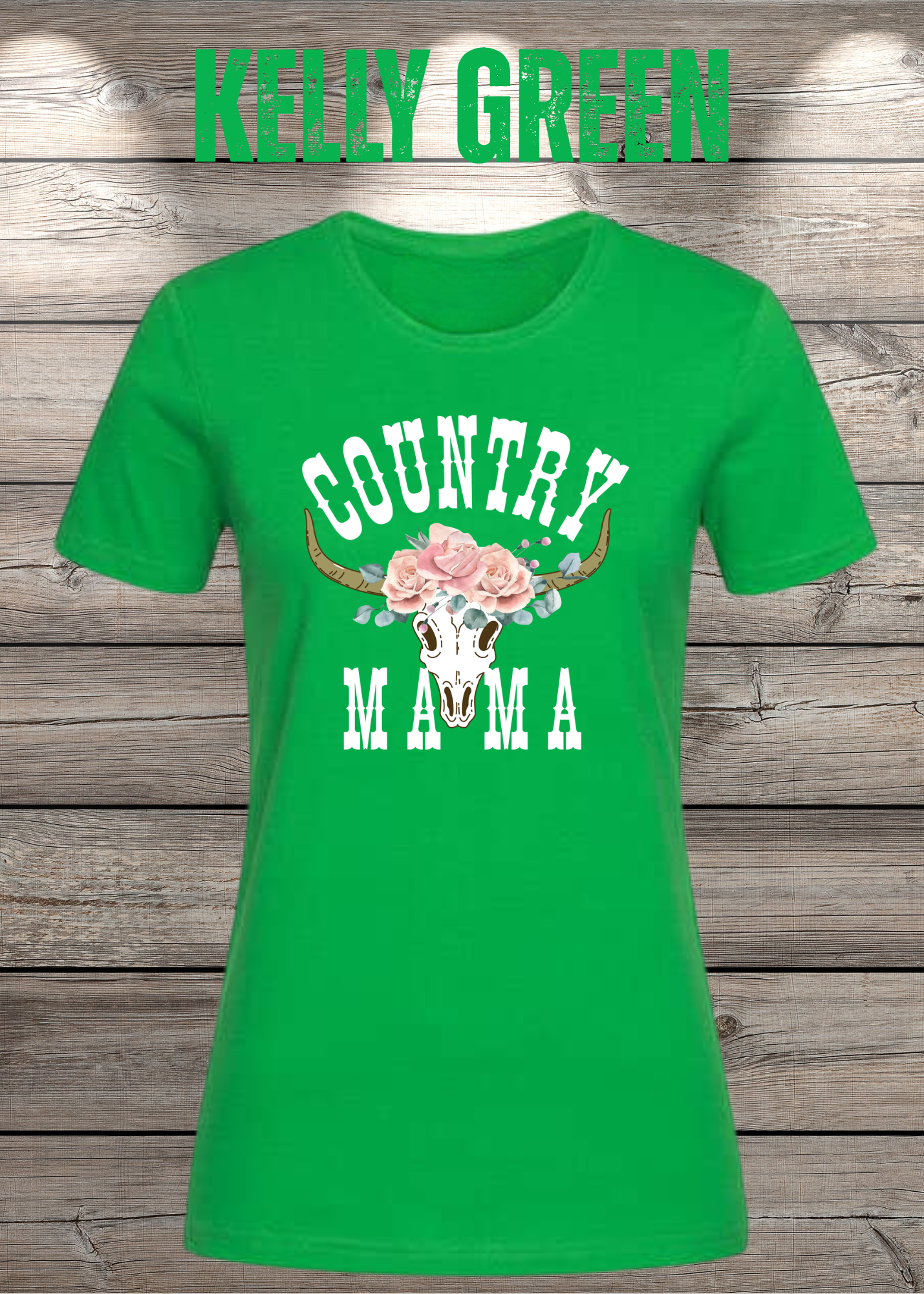 Country Mama T-Shirt - Freizeit Spruch Shirt für Damen