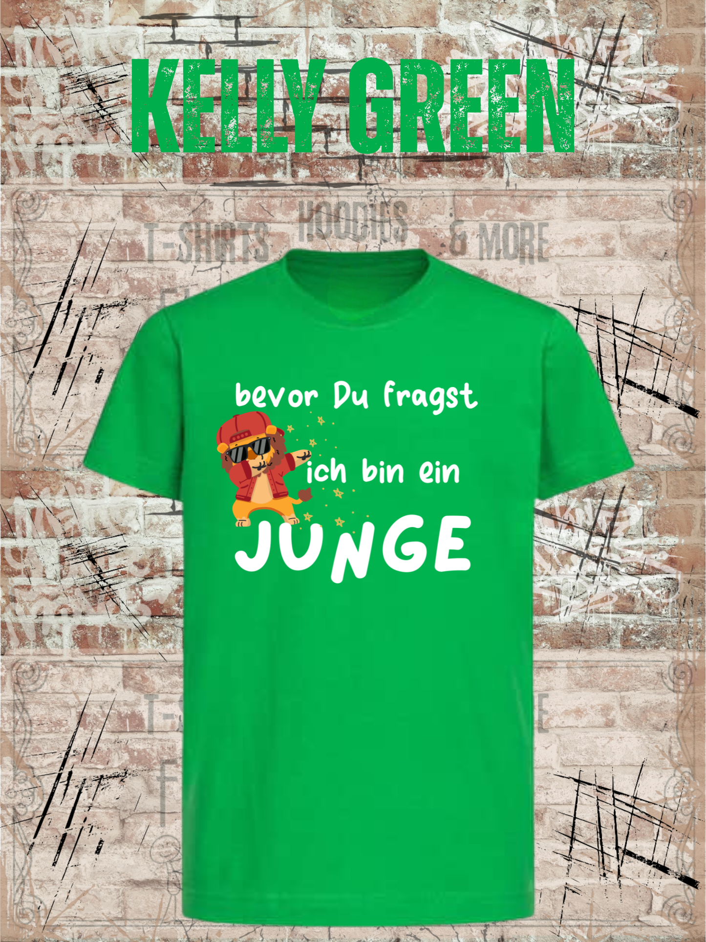 Kinder T-Shirt „Bevor Du fragst – ich bin ein Junge!“ | Lustiges Jungen Shirt