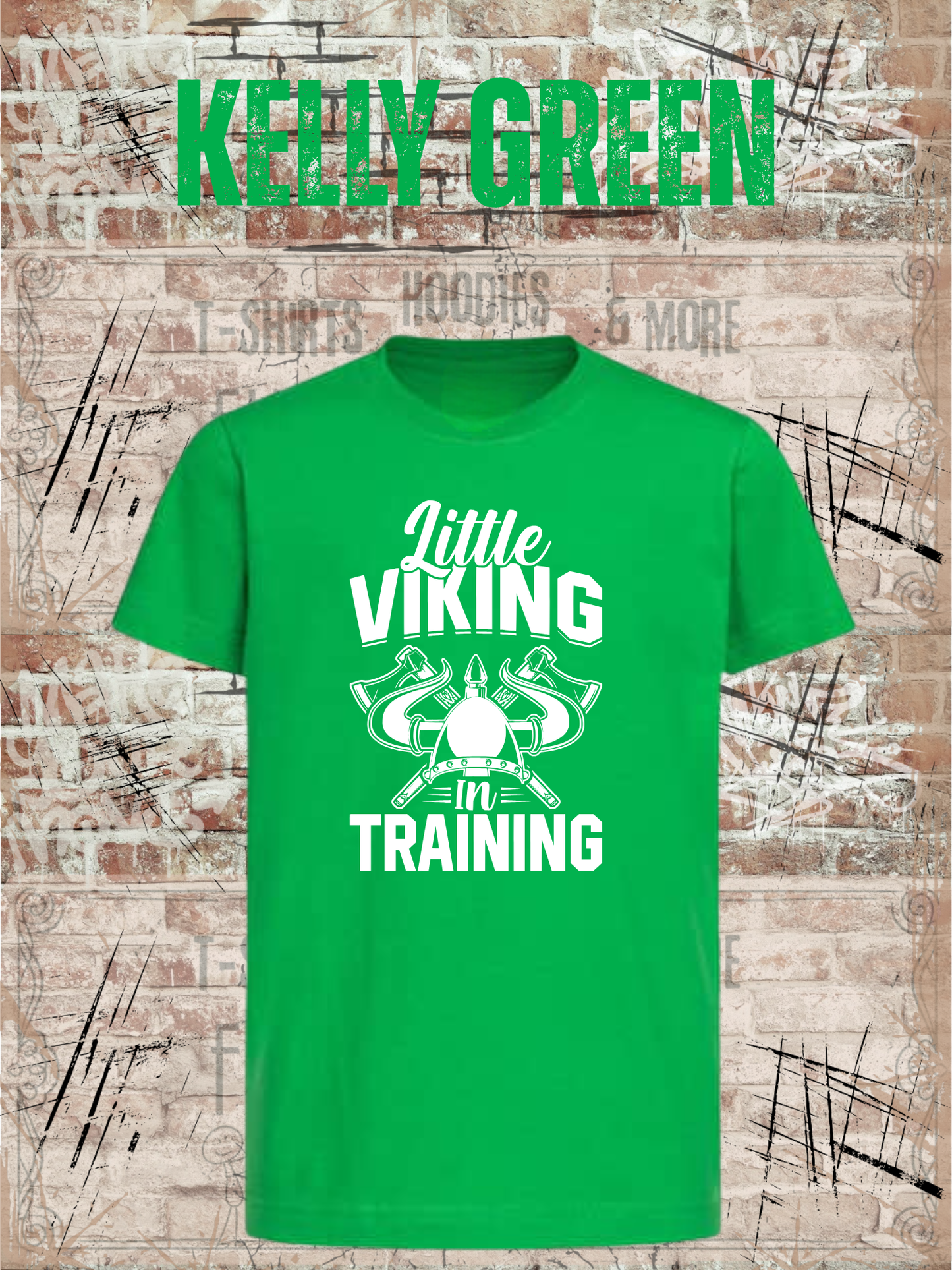 Kinder T-Shirt Little Viking in Training - Wikinger Shirt für Jungen & Mädchen
