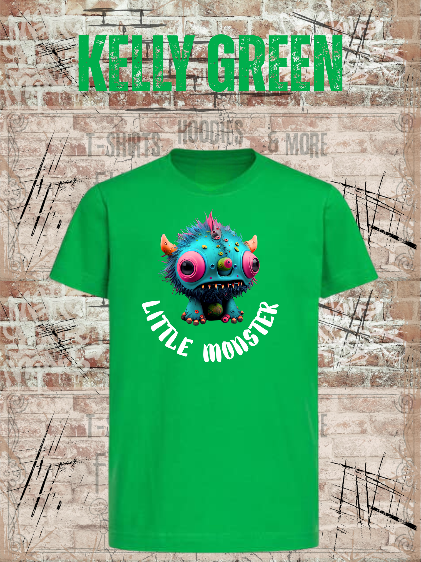 Kinder T-Shirt Little Monster - Süßes Monster Shirt für Kids