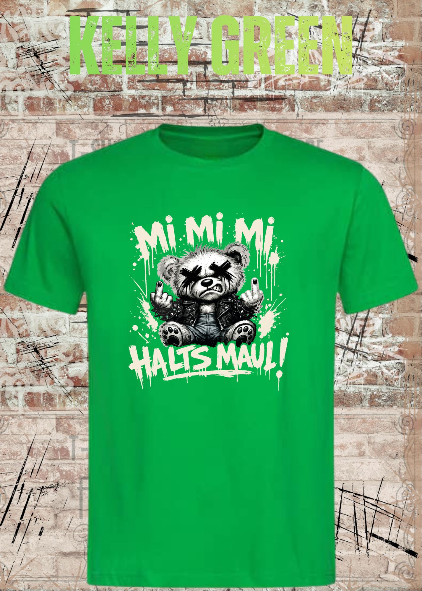 Mi Mi Mi Halt’s Maul T-Shirt – Frecher Teddy Spruch Unisex