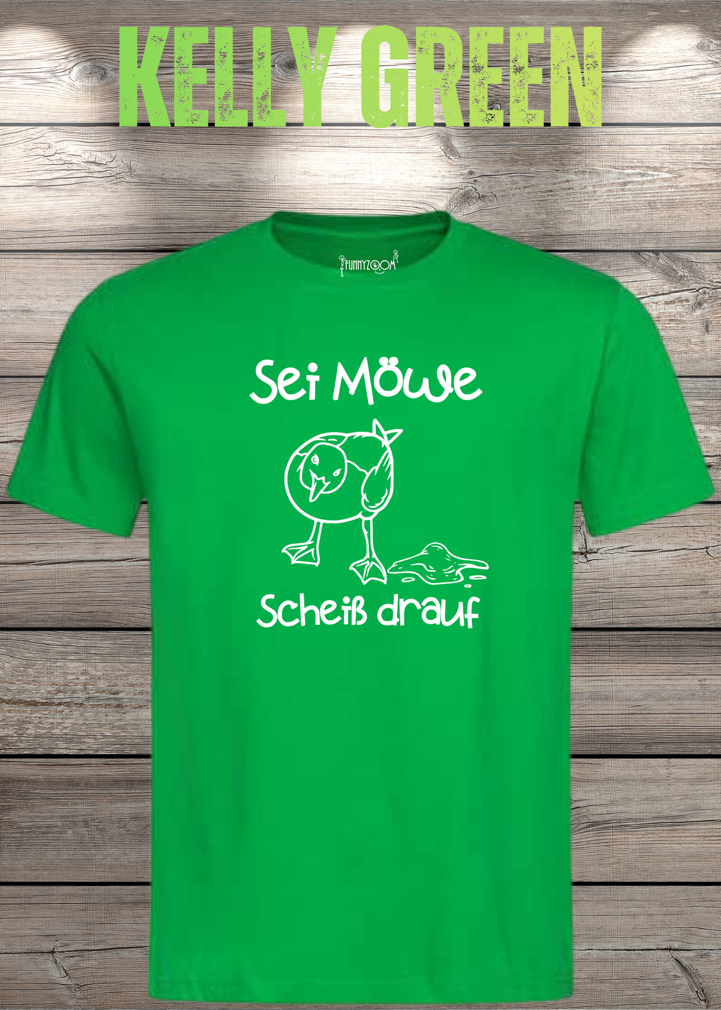 T-Shirt Sei Möwe scheiß drauf - Lustige Sprüche Geschenkidee Geburtstag Unisex viele Farben