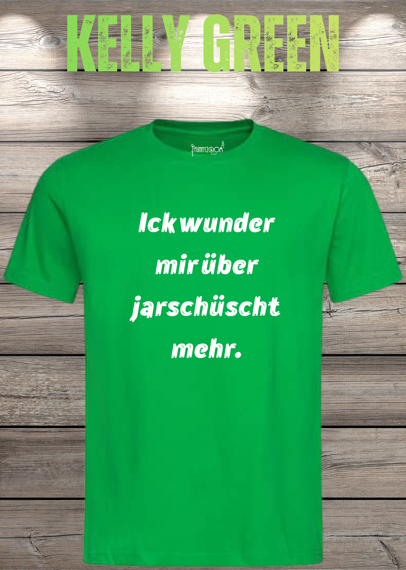 Ick wunder mich über jarnüscht mehr T-Shirt - Lustige Sprüche Geschenkidee - Freizeit Unisex viele Farben