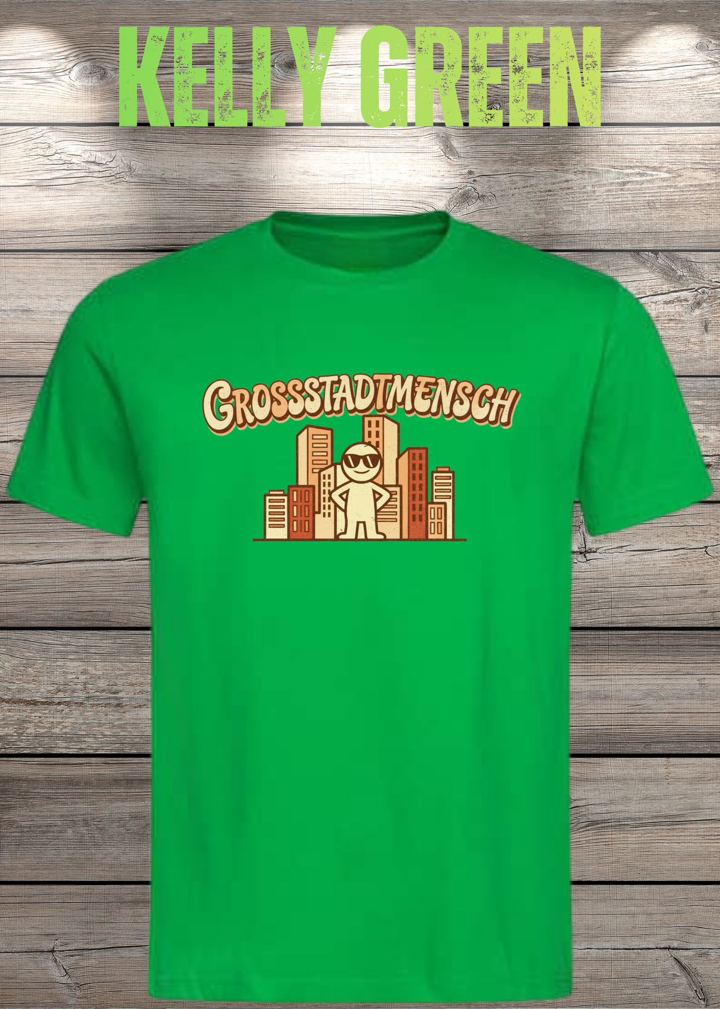 T-Shirt 'Großstadtmensch' - Witziges City-Shirt für Stadtliebhaber