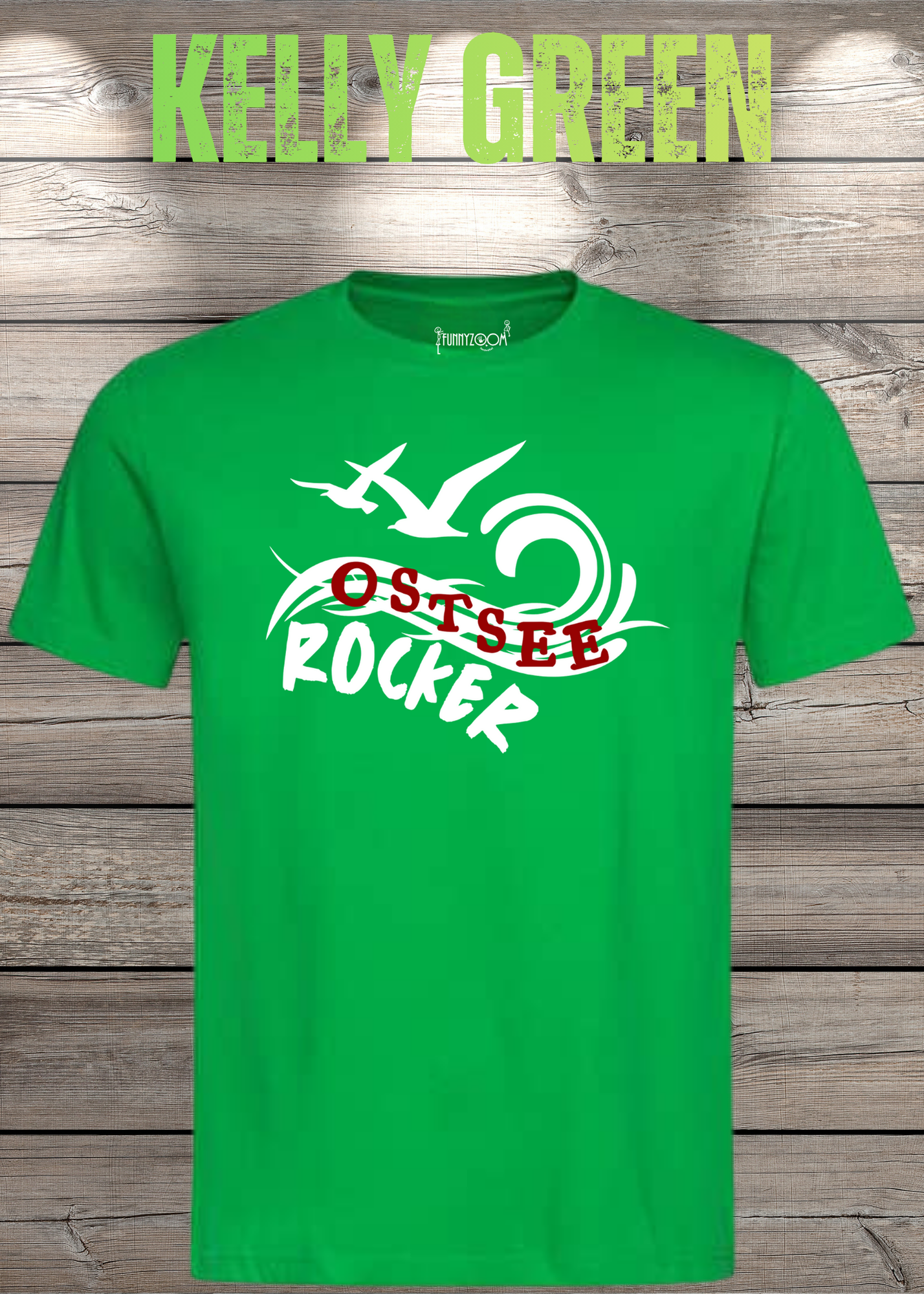 T-Shirt 'Ostsee Rocker' - Norddeutschland Geschenk Unisex Küsten-Style
