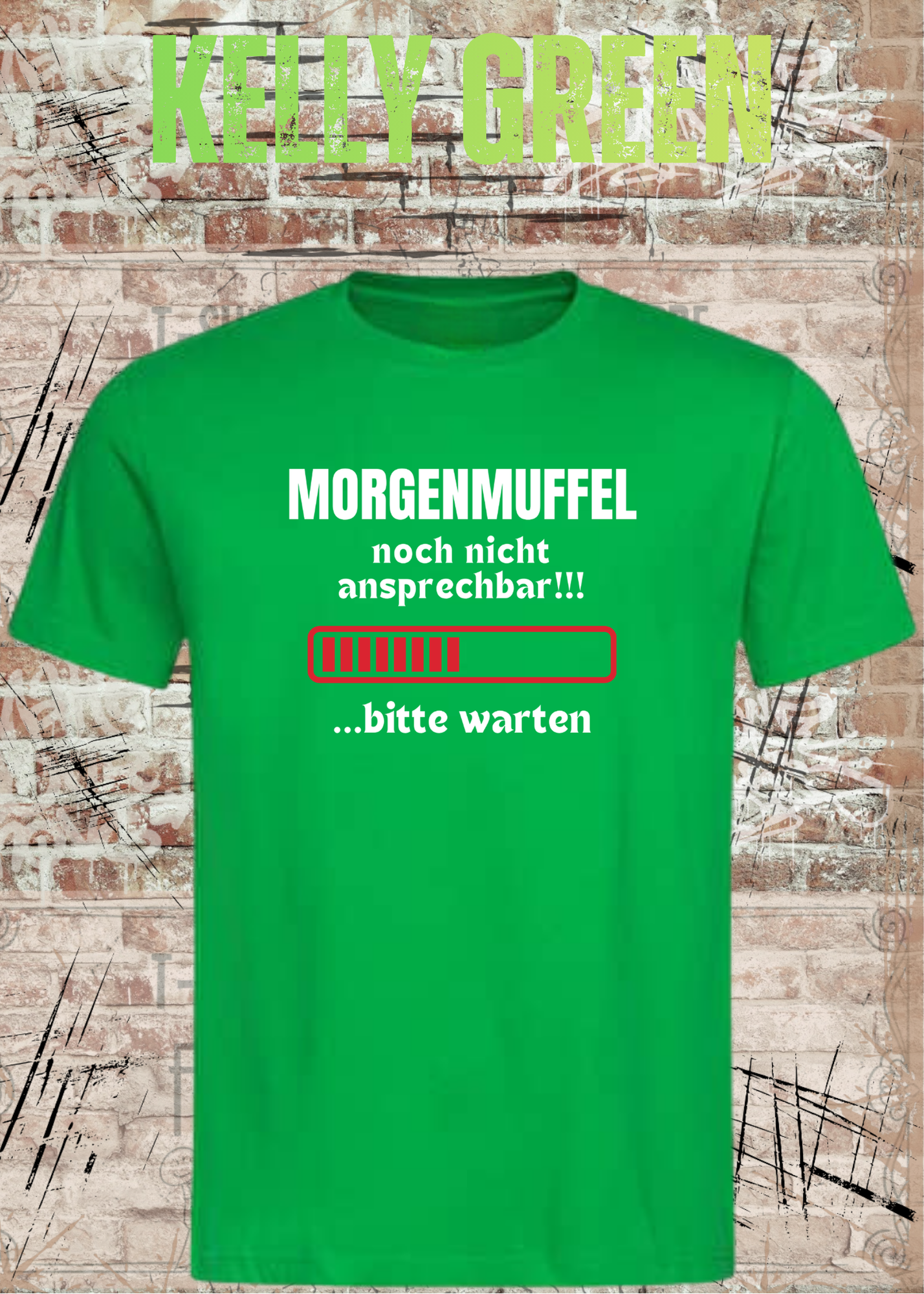 Morgenmuffel T-Shirt „Noch nicht ansprechbar! Bitte warten…“ – Lustiges Kaffee Geschenk Unisex