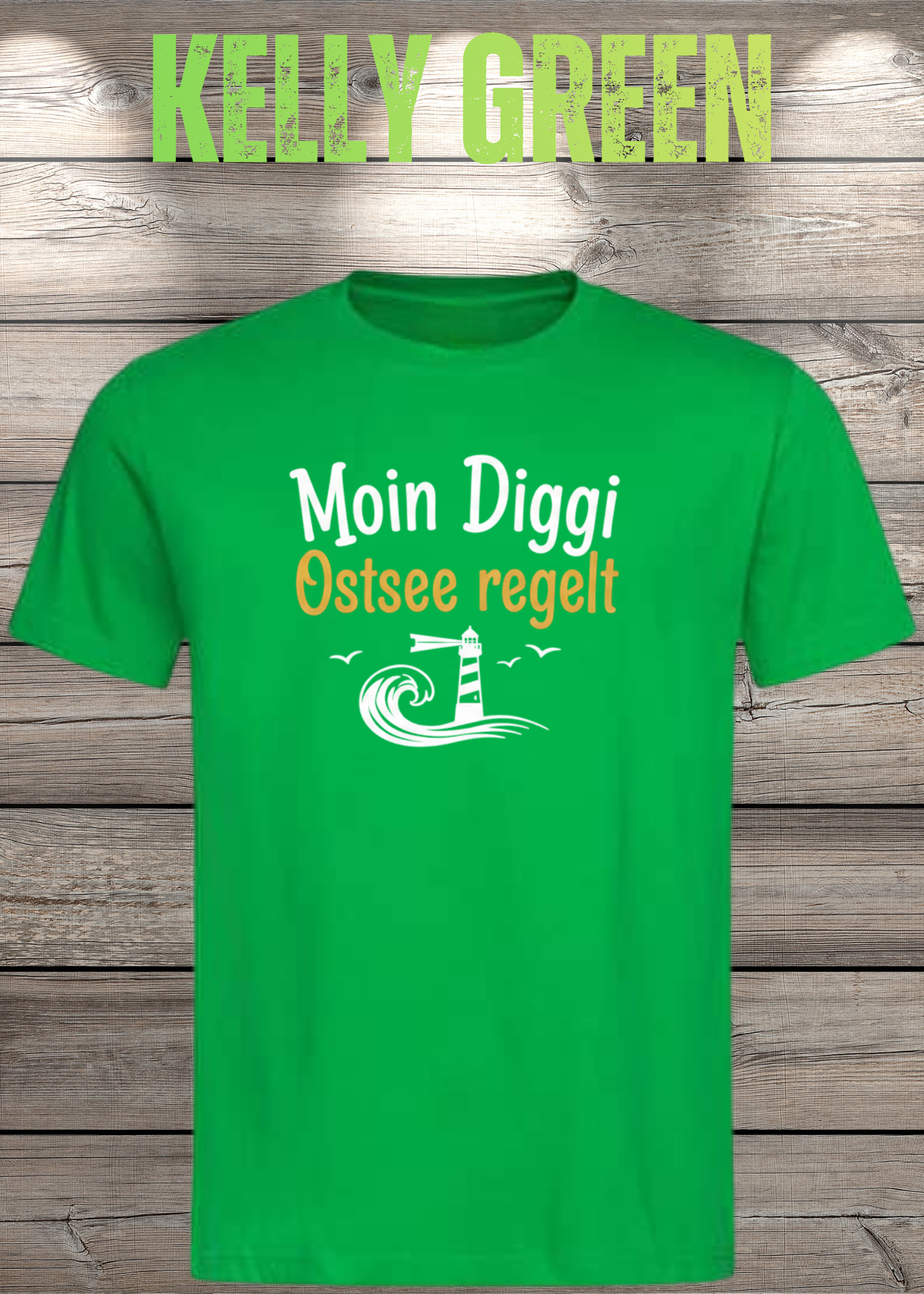 Unisex T-Shirt Moin Diggi Ostsee regelt