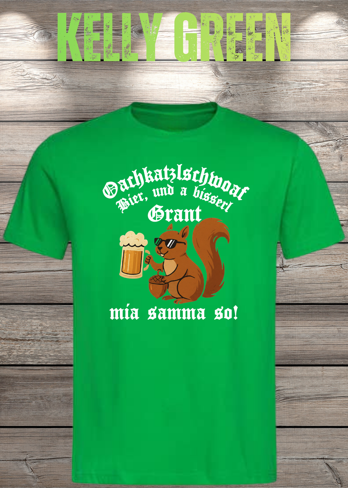 Oachkatzlschwoaf T-Shirt – Mia samma so! Lustiges Bayern Dialekt Shirt Unisex Geschenk