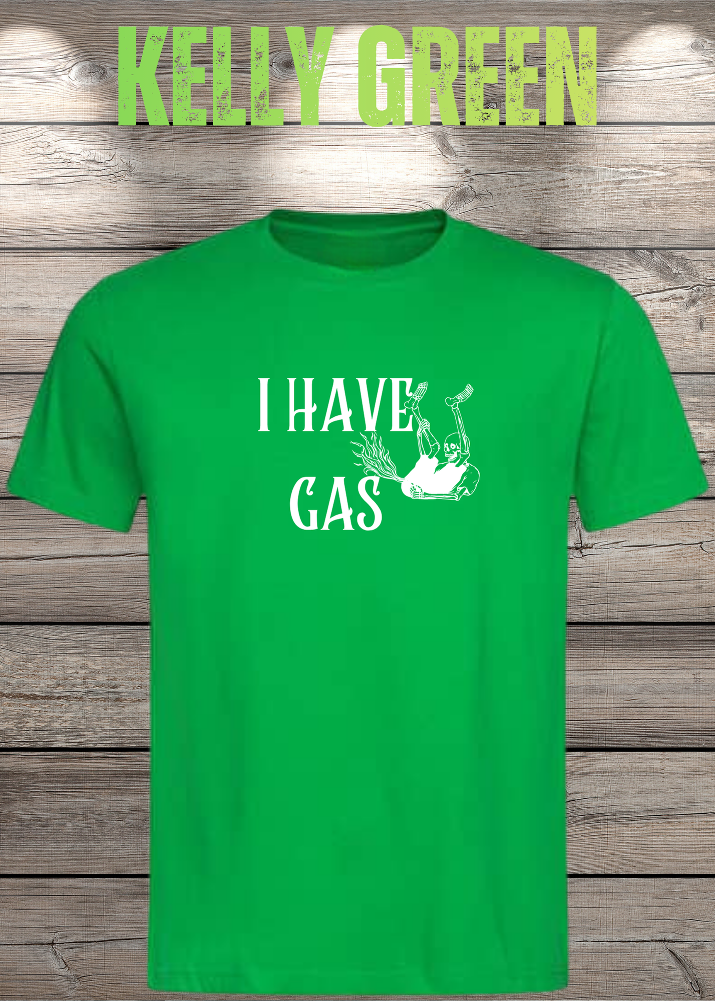 T-Shirt 'I Have Gas' - Sarkastisches Pupsen-Shirt für Ehrliche