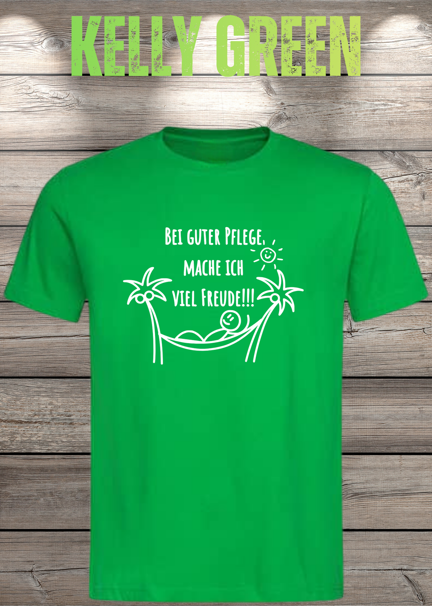 T-Shirt Unisex - Bei guter Pflege mache ich viel Freude - Geschenkidee Geburtstag Statement