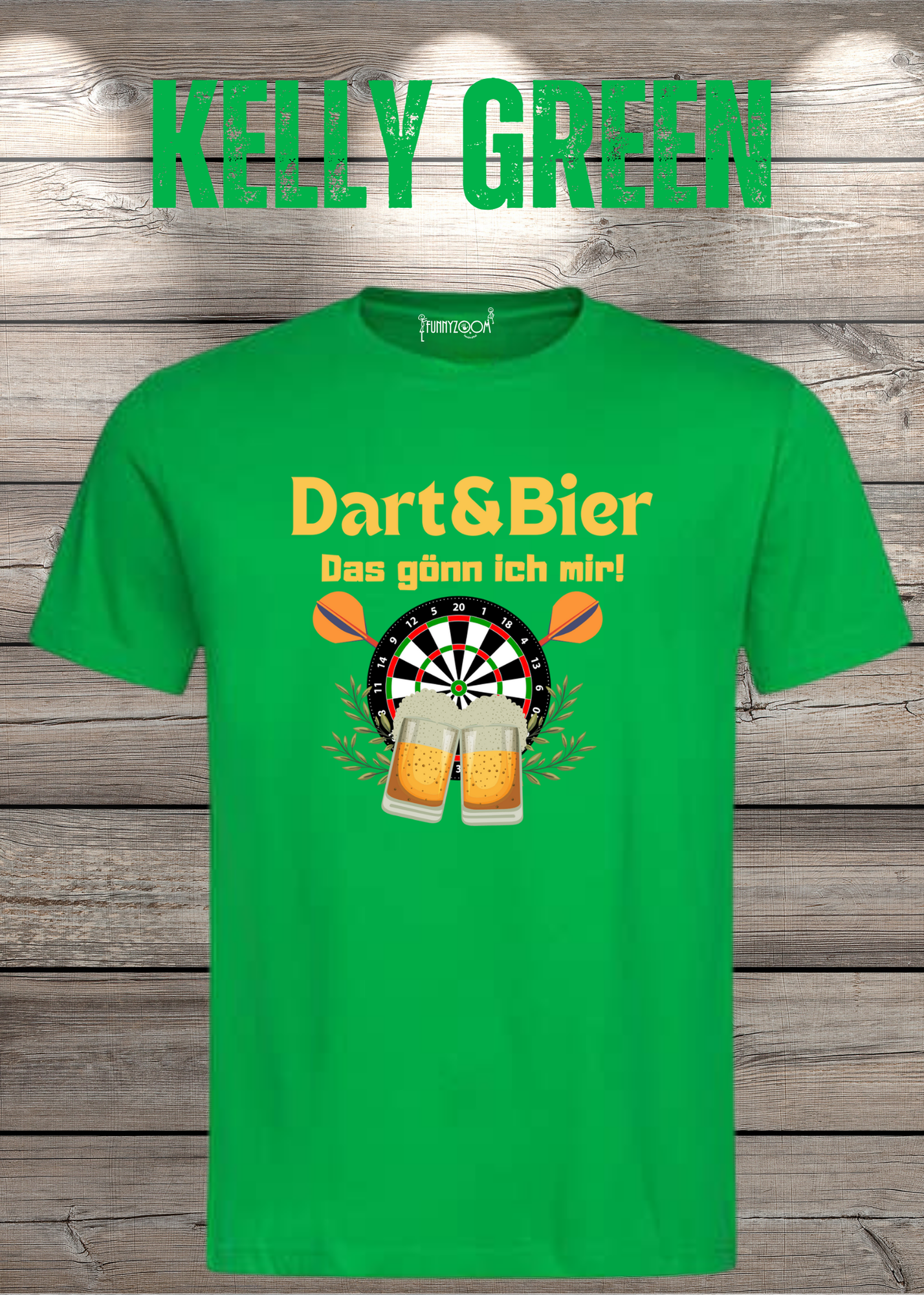 T-Shirt Dart & Bier das Gönn ich mir Witziges T-Shirt mit Spruch Geschenkidee Unisex