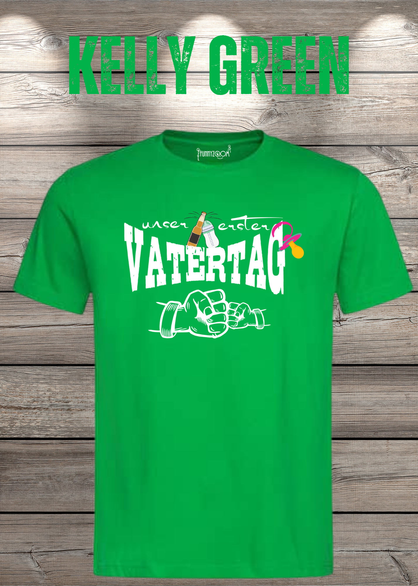 Herren T-Shirt für Papas mit Mädels Unser erster Vatertag Partnerschirt Vater Tochter T-Shirt Geschenkidee Witziges Papa T-Shirt