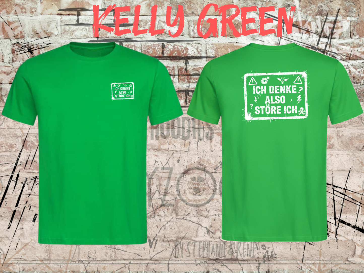 Unisex T-Shirt ich denke, also störe ich
