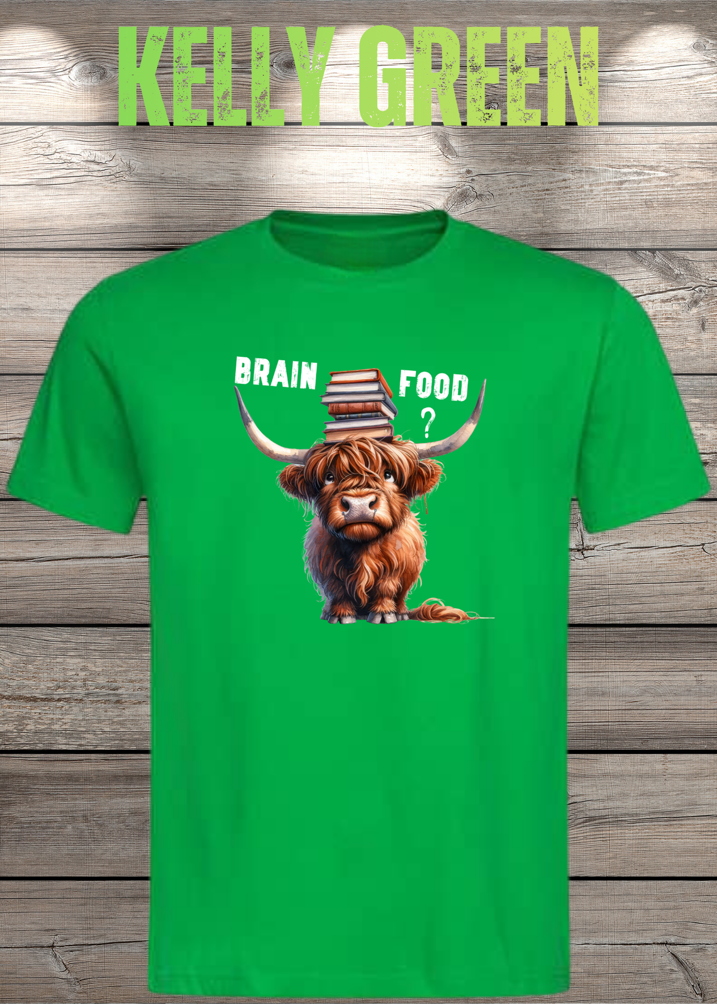 Highland Kuh Unisex T-Shirt Brain food?