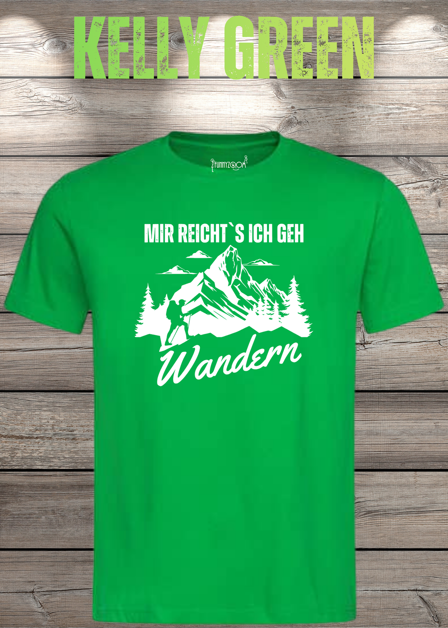 T-Shirt 'Mir reichts ich geh wandern!' - Witziges Wanderer Geschenk Unisex