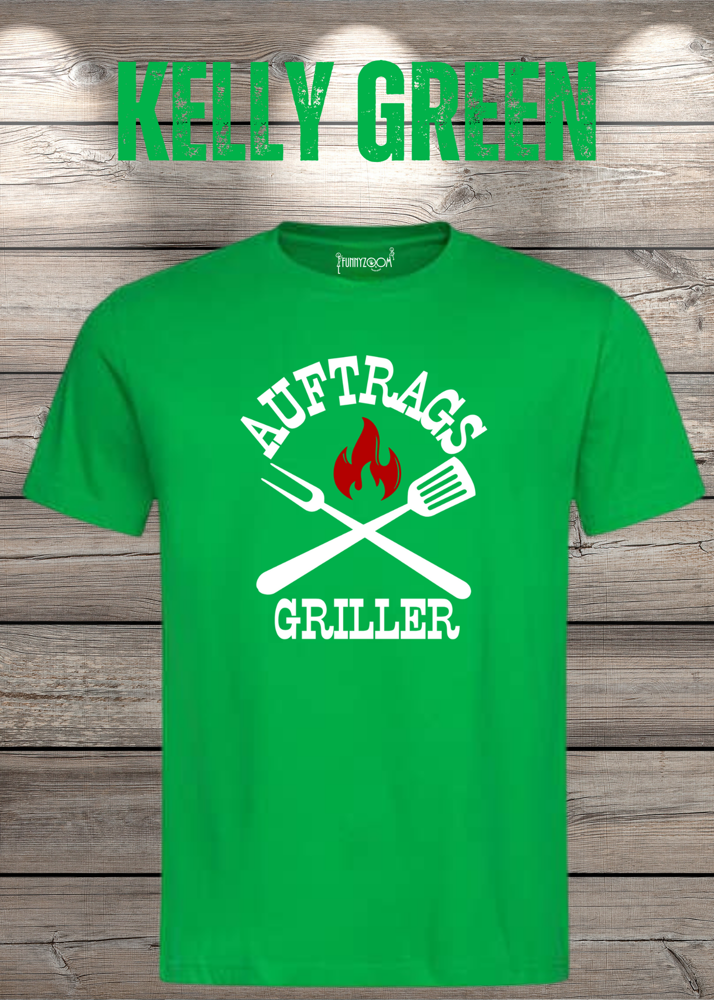 T-Shirt Auftrags-Griller Geschenkidee für Grillmeister Witziges T-Shirt mit Spruch Lustiges Unisex T-Shirt BBQ