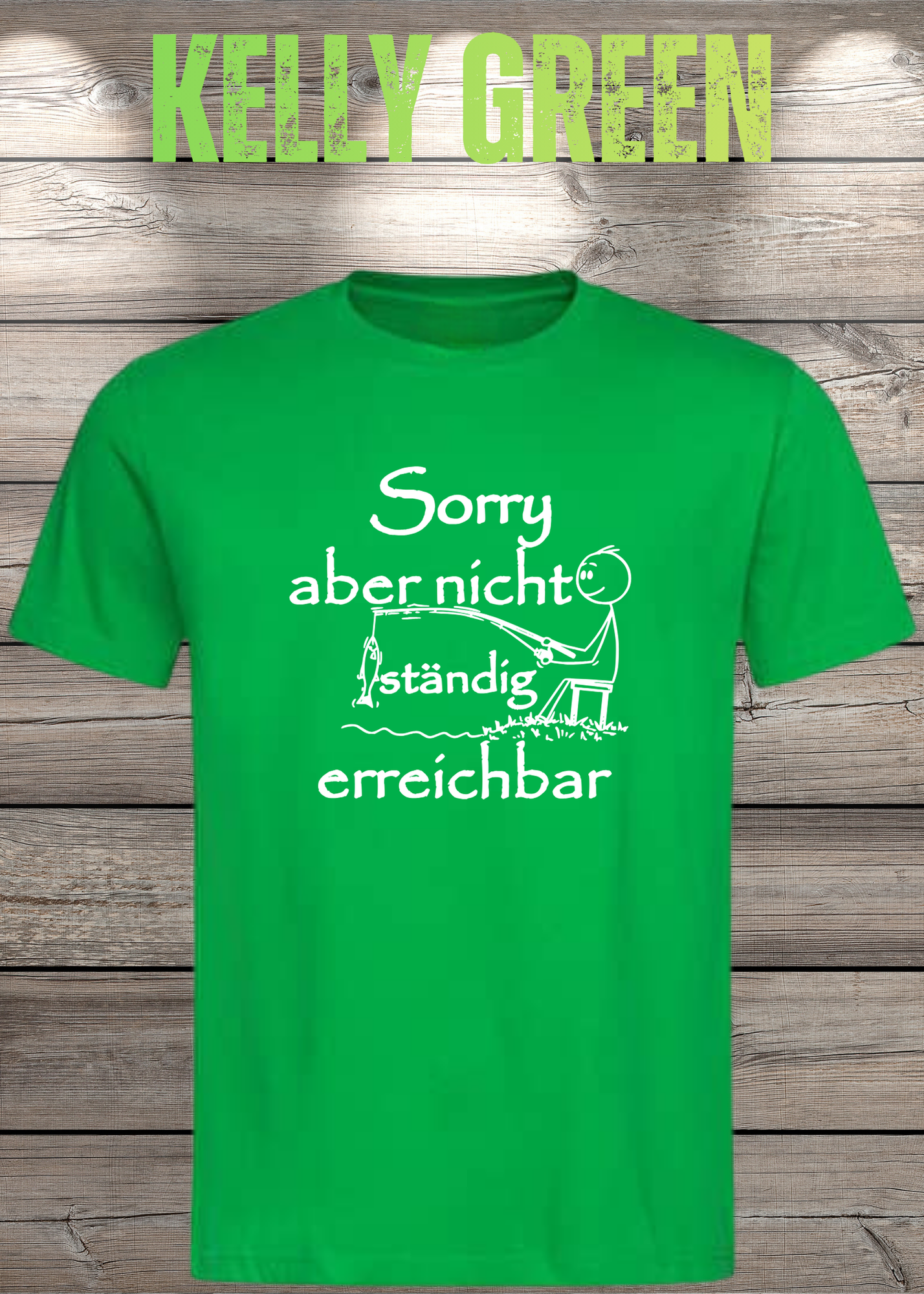 T-Shirt 'Sorry aber nicht ständig erreichbar' - Witziges Spruch-Shirt für Grenzensetzer