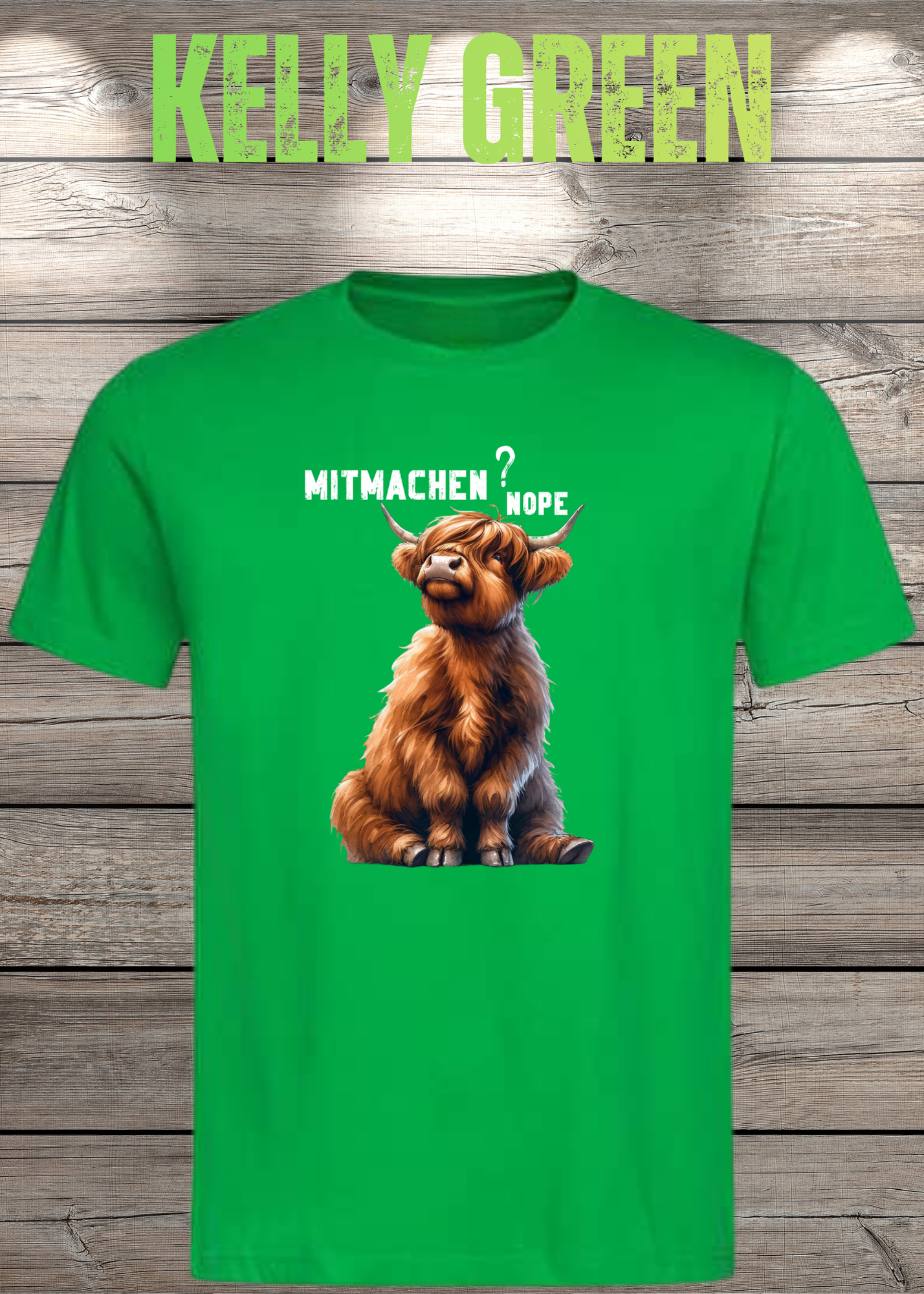 Highland Kuh Unisex T-Shirt Mitmachen? Nope