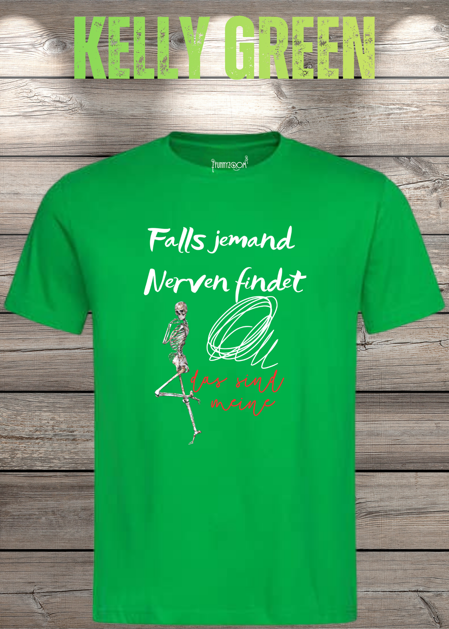 T-Shirt 'Falls jemand Nerven findet das sind meine' - Witziges Geschenk Unisex