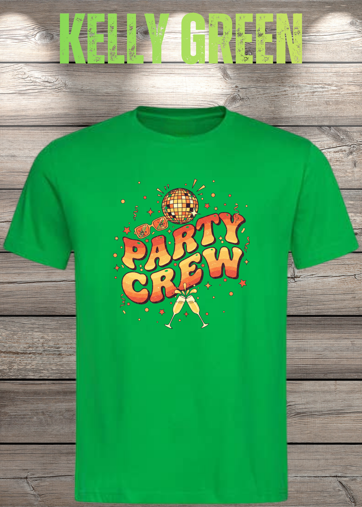 T-Shirt 'Party Crew' - Witziges Party-Shirt für echte Feierlöwen