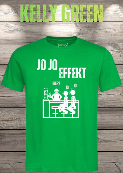 Jo Jo Effekt T-Shirt in Kelly Green.