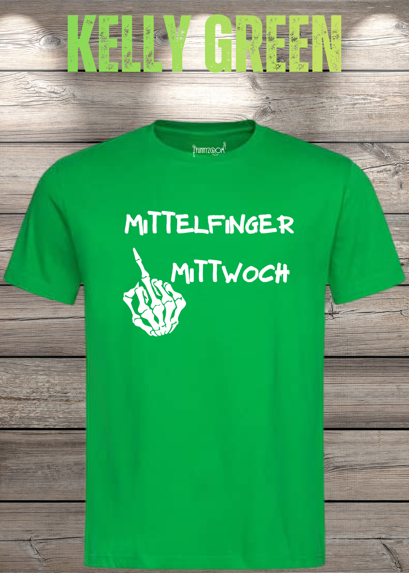 T-Shirt Mittelfinger Mittwoch Lustige Sprüche Geschenkidee Geburtstag Freizeit Unisex viele Farben