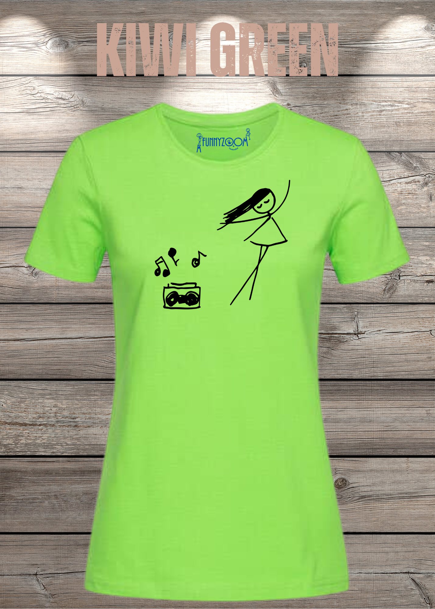 Damen T-Shirt Music for Life - T-Shirt Geschenkidee, lustiges T-Shirt, T-Shirt Musik, witziges T-Shirt, Freizeit T-Shirt Musik