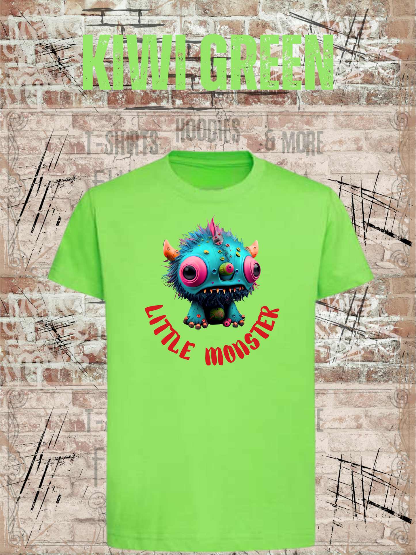 Kinder T-Shirt Little Monster - Süßes Monster Shirt für Kids