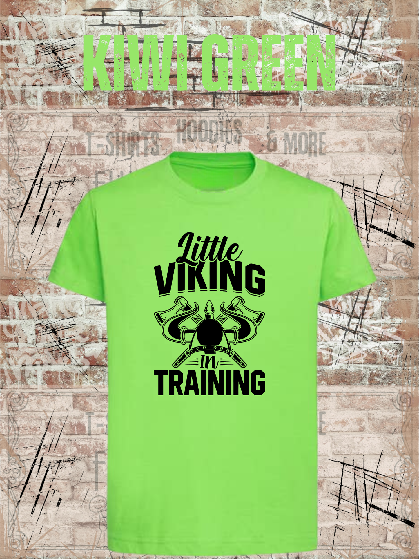 Kinder T-Shirt Little Viking in Training - Wikinger Shirt für Jungen & Mädchen
