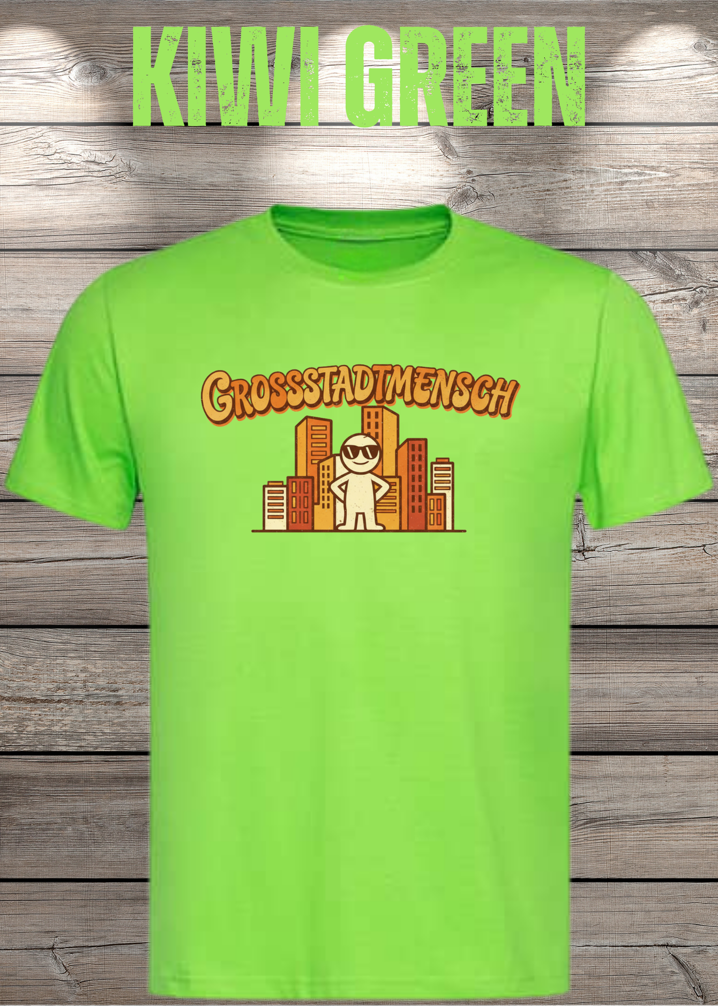 T-Shirt 'Großstadtmensch' - Witziges City-Shirt für Stadtliebhaber