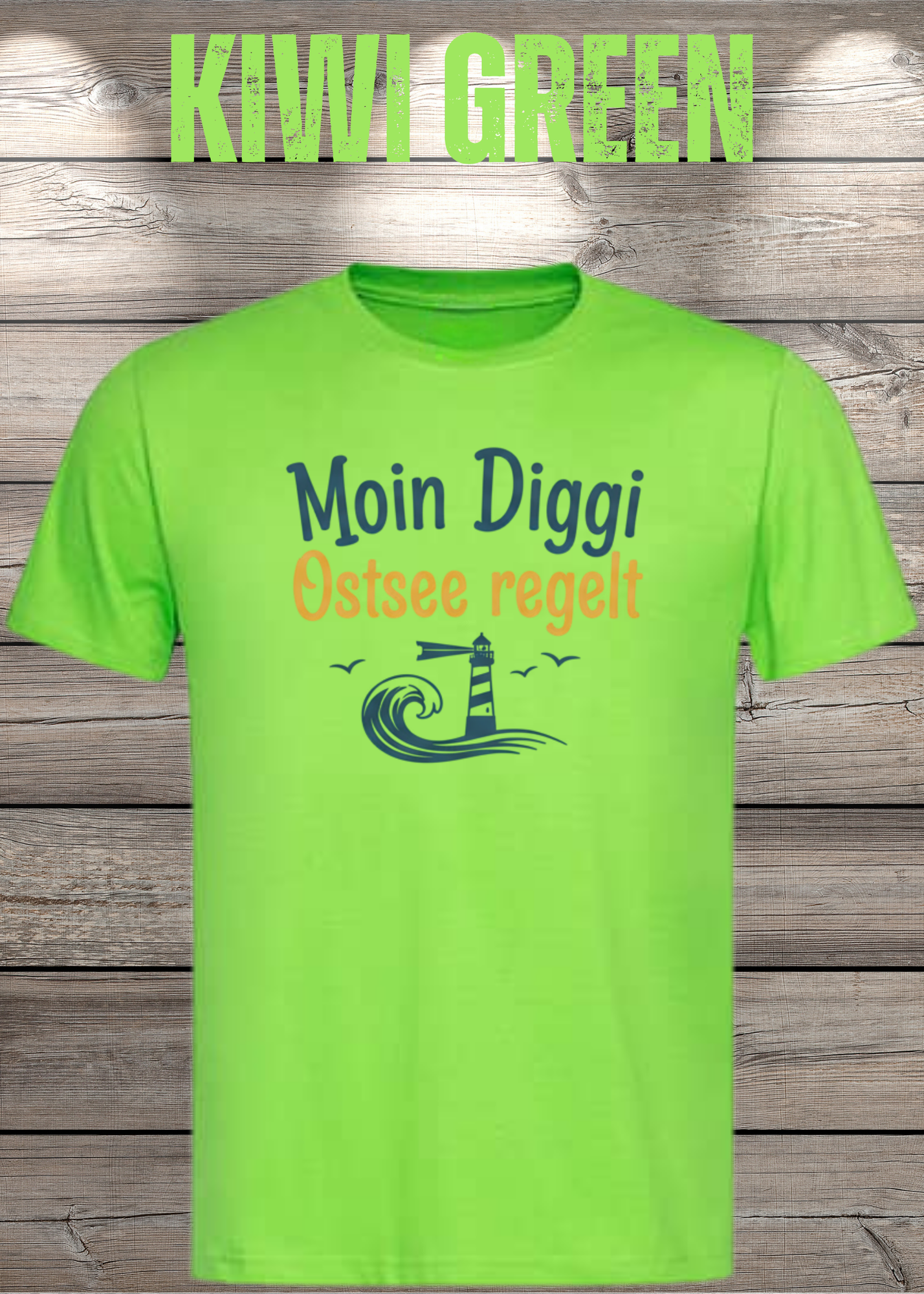 Unisex T-Shirt Moin Diggi Ostsee regelt