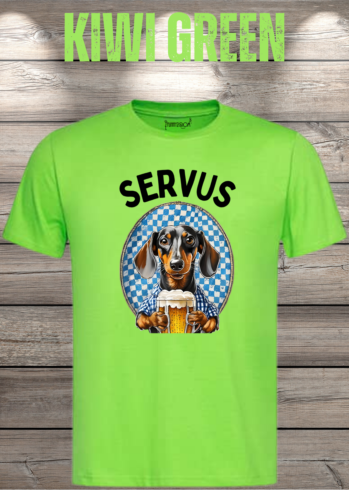 Servus Dackel Bayern Bier T-Shirt - Witzige Geschenkidee Unisex