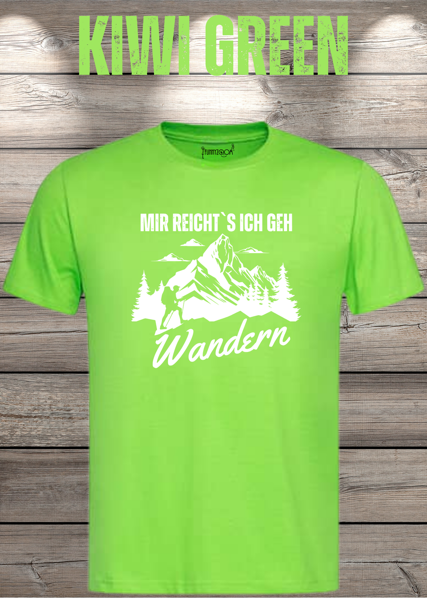 T-Shirt 'Mir reichts ich geh wandern!' - Witziges Wanderer Geschenk Unisex