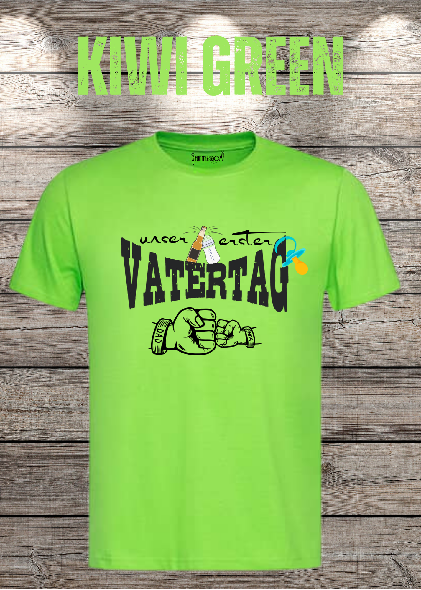 Herren T-Shirt für Papas mit Jungs Unser erster Vatertag Partnerschirt Vater Sohn T-Shirt Geschenkidee Witziges Papa T-Shirt