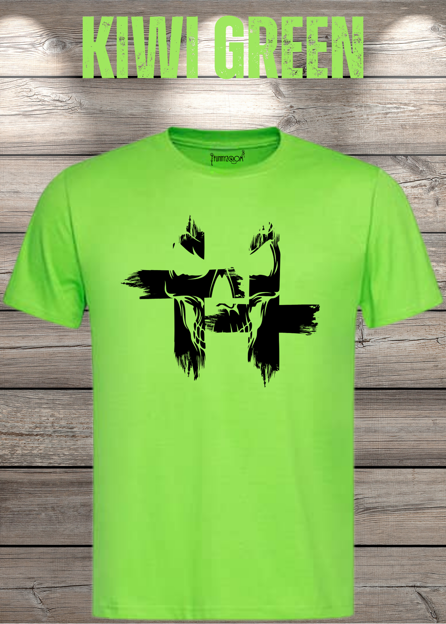 T-Shirt Kreuz Skull Totenkopf - Gothic Geschenkidee Rock Metal Style