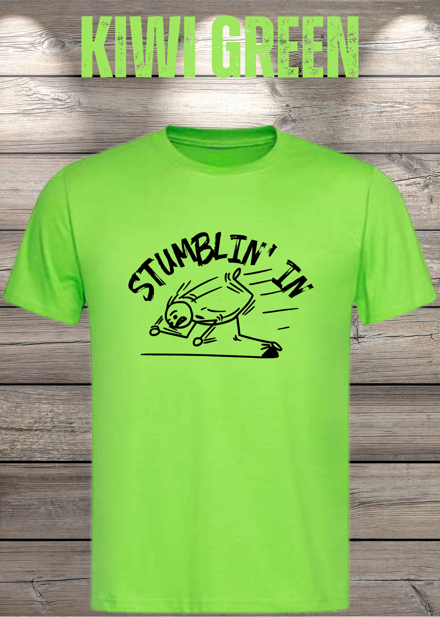 Stumblin' In - Witziges Musik T-Shirt mit Spruch