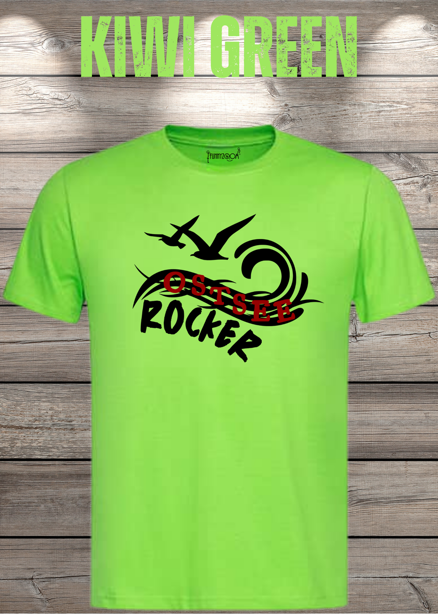 T-Shirt 'Ostsee Rocker' - Norddeutschland Geschenk Unisex Küsten-Style