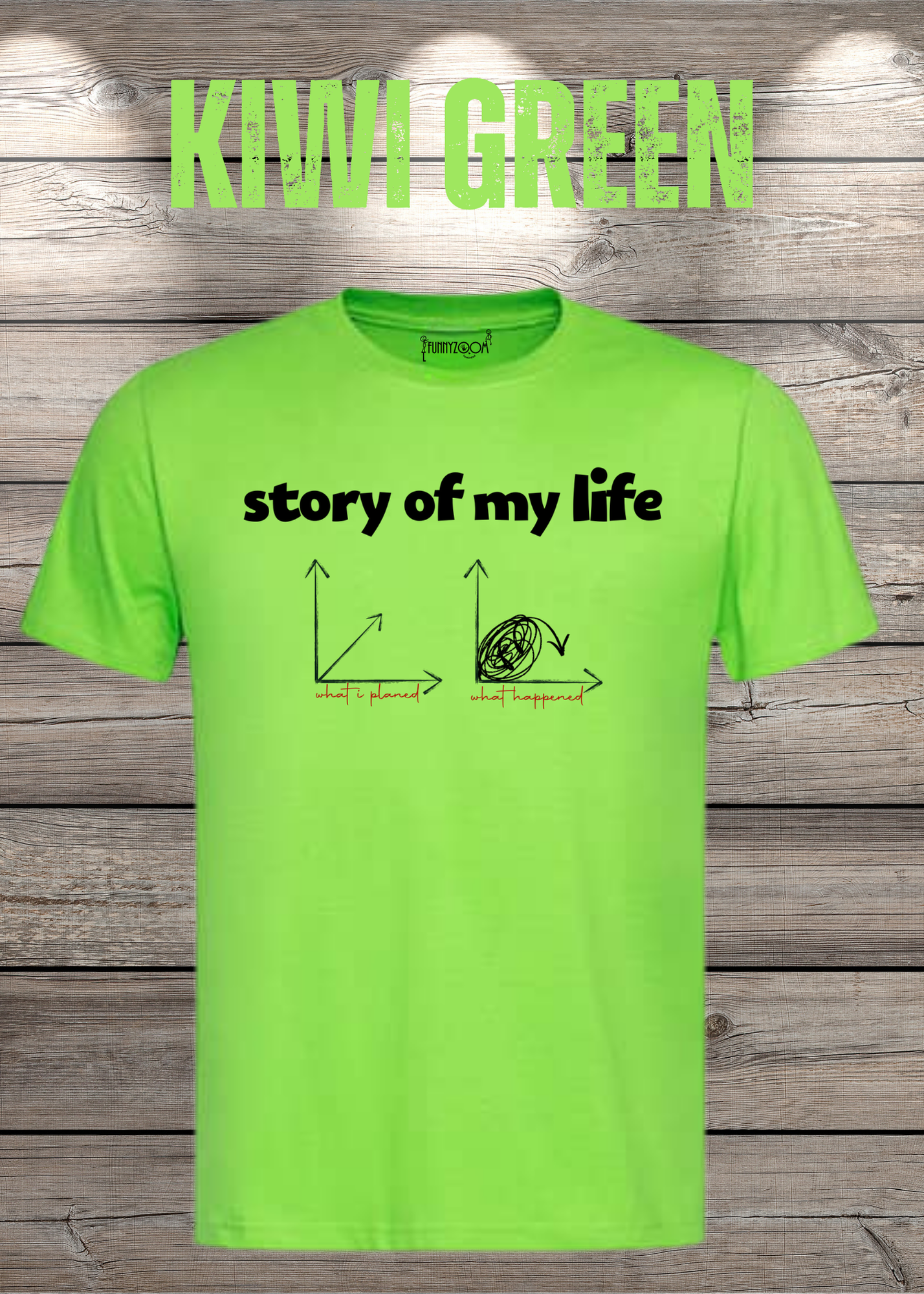 T-Shirt Story of my life Witziges T-Shirt mit Diagramm Geschenkidee Unisex
