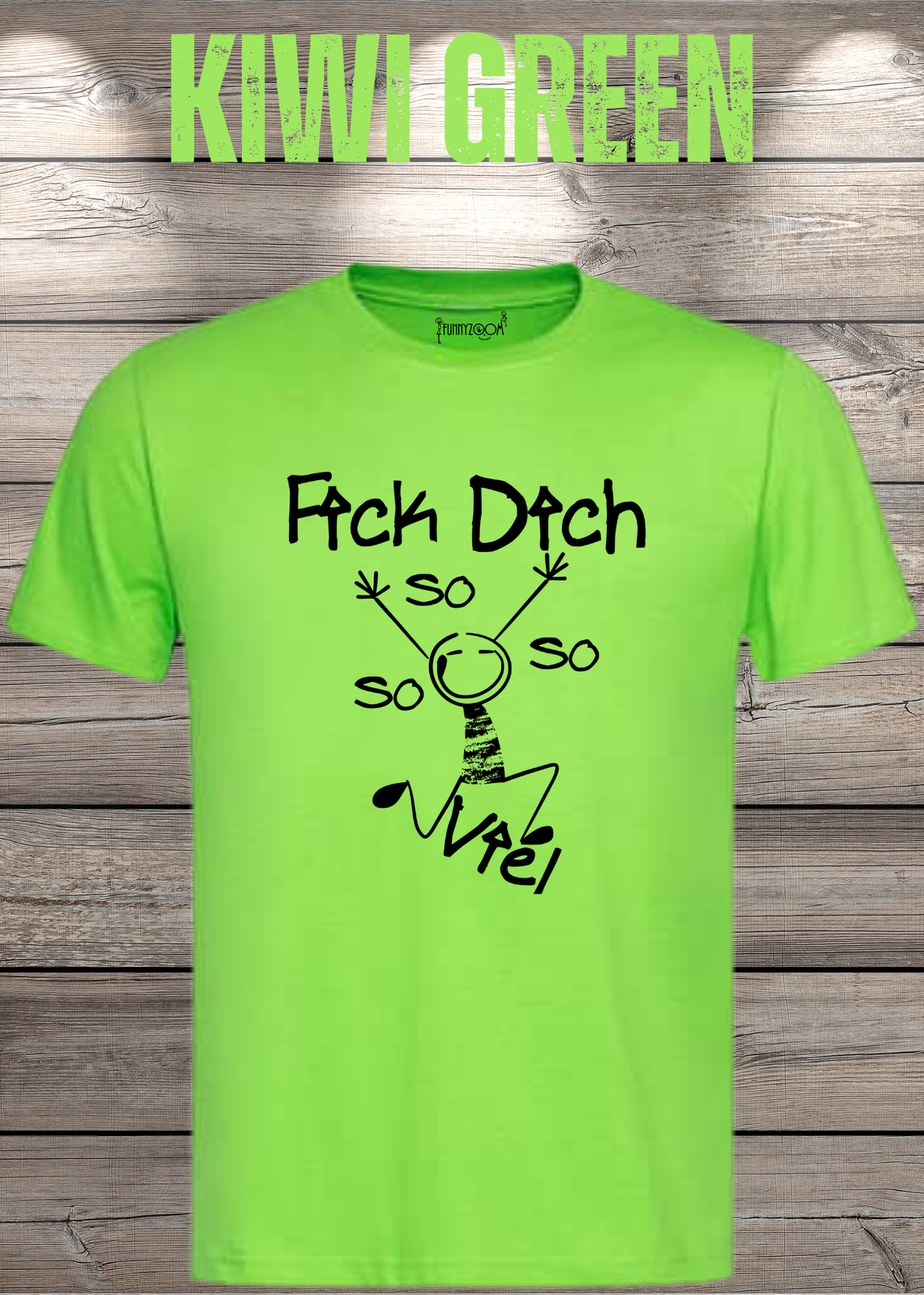 T-Shirt 'Fick Dich So So So So viel' - Lustiges Statement Geschenk Unisex