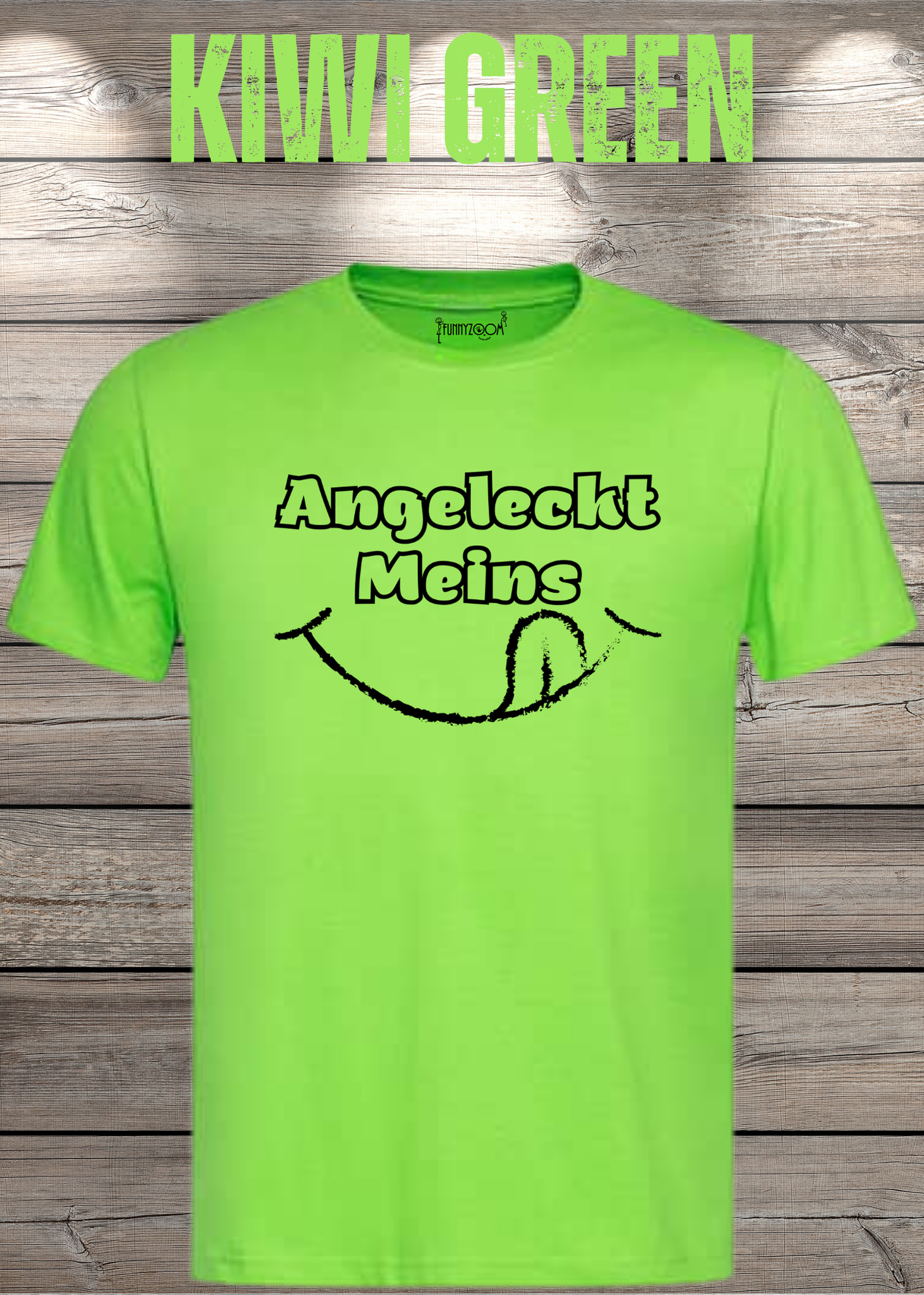 T-Shirt Angeleckt Meins - Lustige Sprüche Geschenkidee - Geburtstag Freizeit Unisex viele Farben