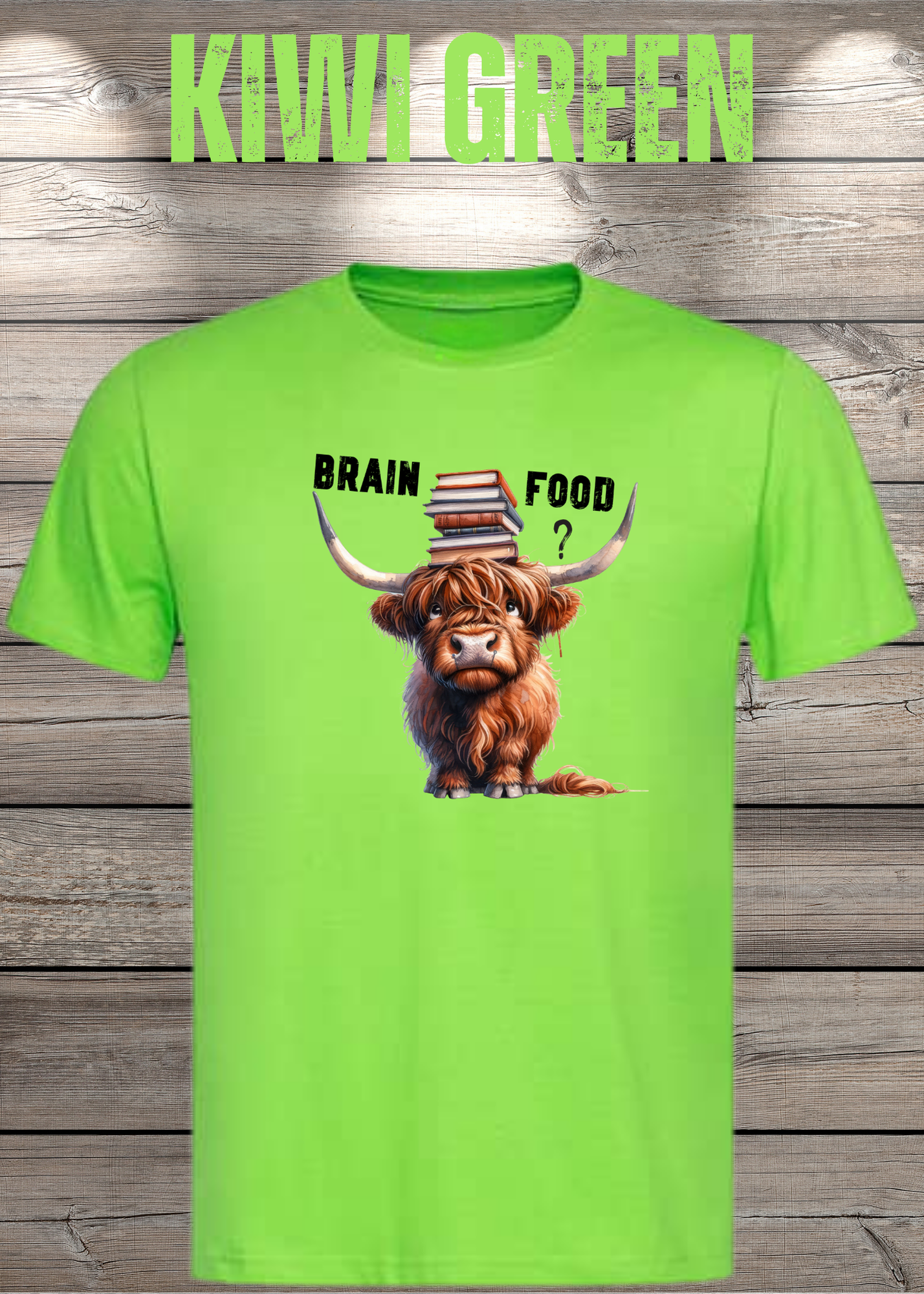 Highland Kuh Unisex T-Shirt Brain food?