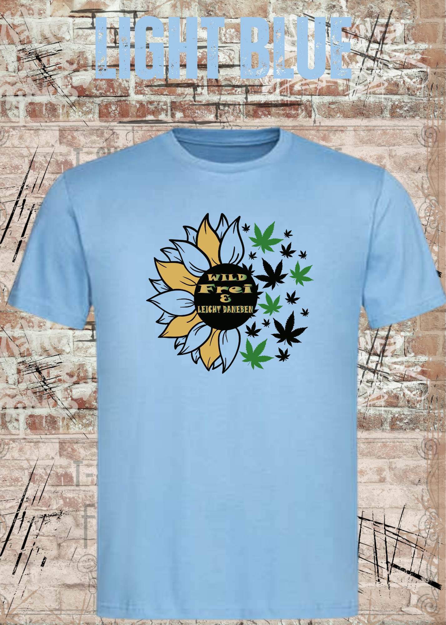 Wild Frei & Leicht Daneben Sonnenblumen Unisex T-Shirt